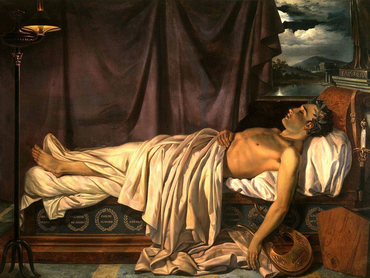 Foto: 'La muerte de Lord Byron' (1826)