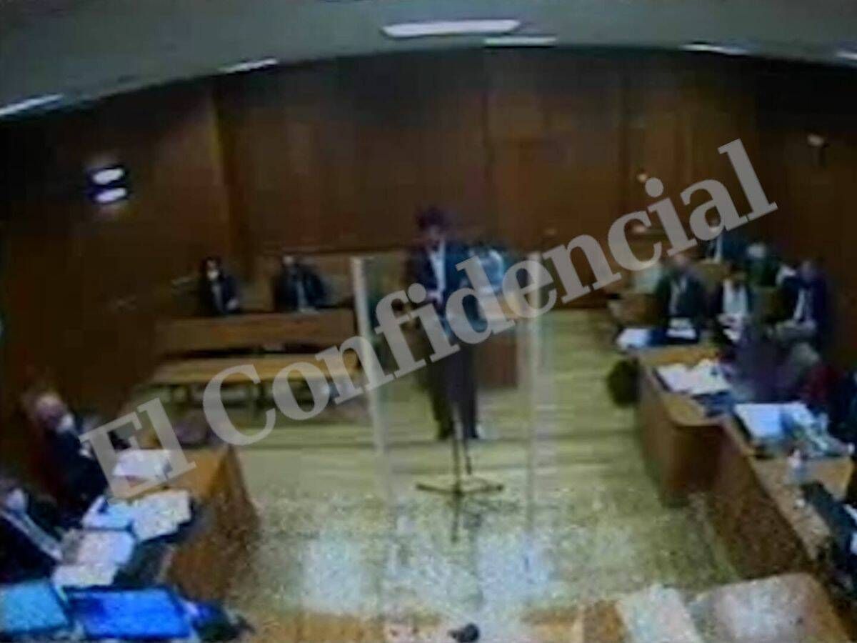 Foto: Luceño y Medida durante sus declaraciones como imputados ante el juez