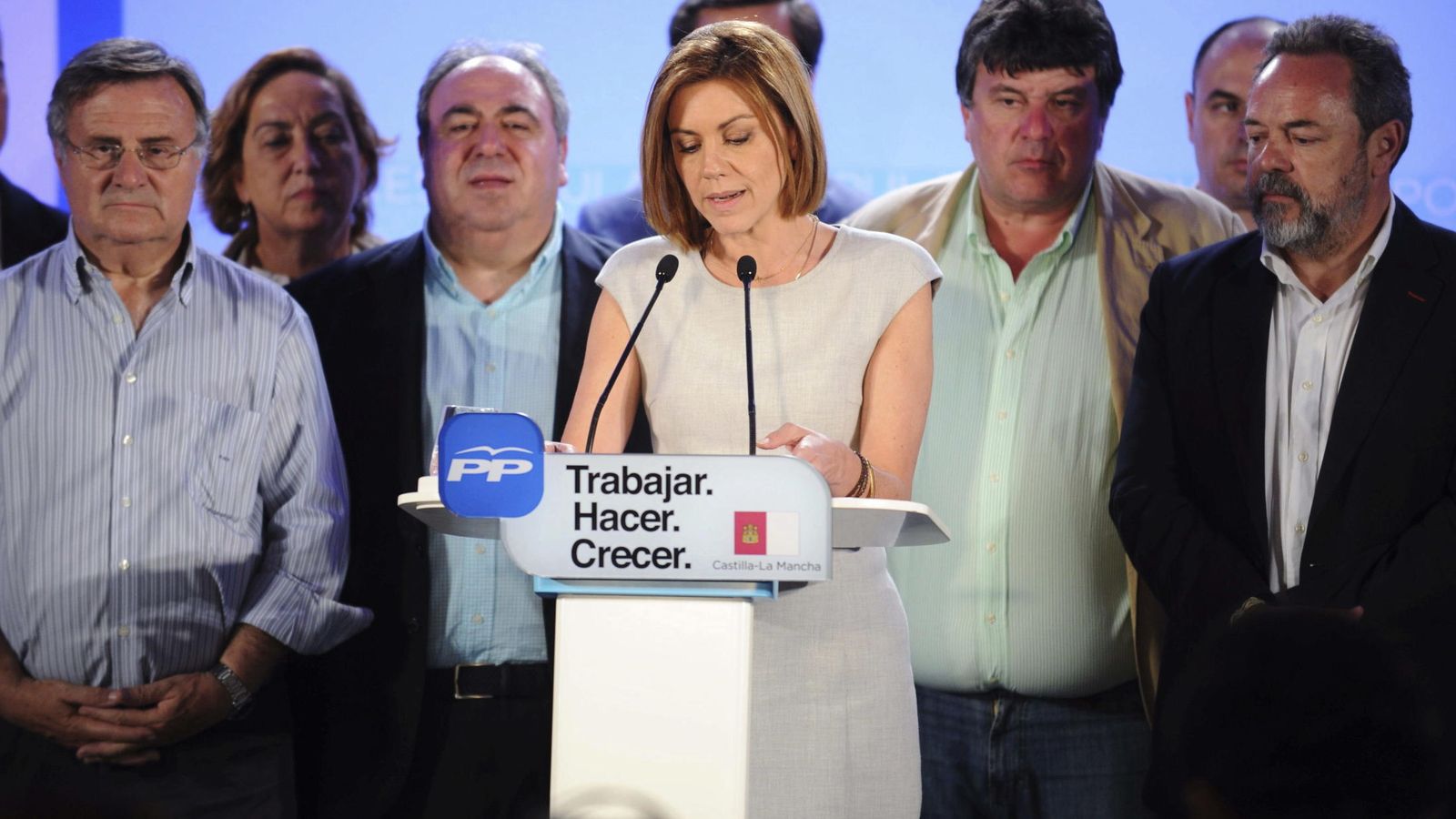 Foto:  La presidenta de Castilla-La Mancha y candidata a la reelección, María Dolores de Cospedal. (Efe)