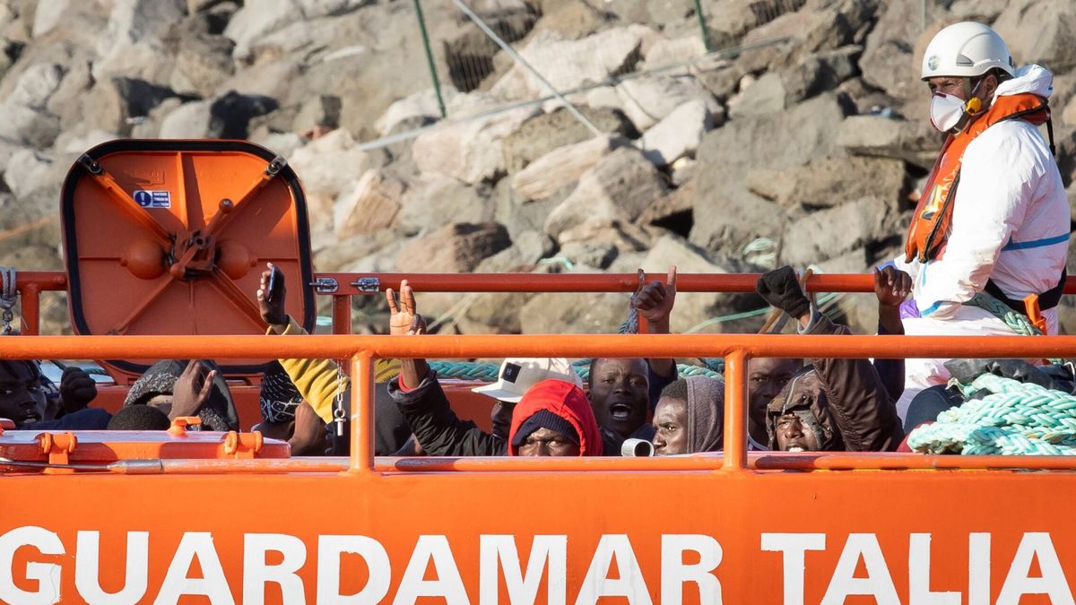 Interceptan una embarcación con 46 inmigrantes en el sur de Gran Canaria