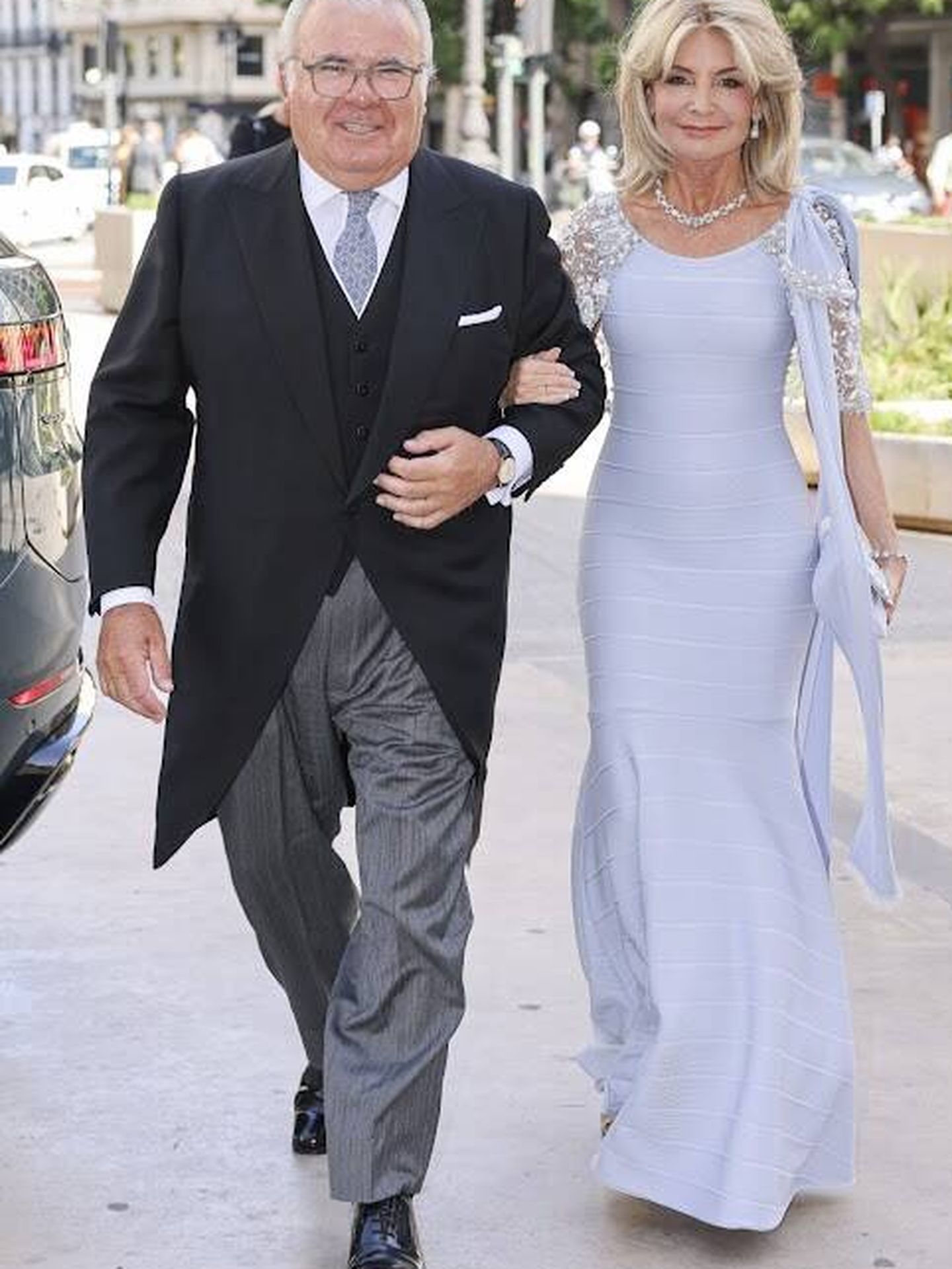 Cristina Yanes y su marido, José Luis Santos. (Gtres)
