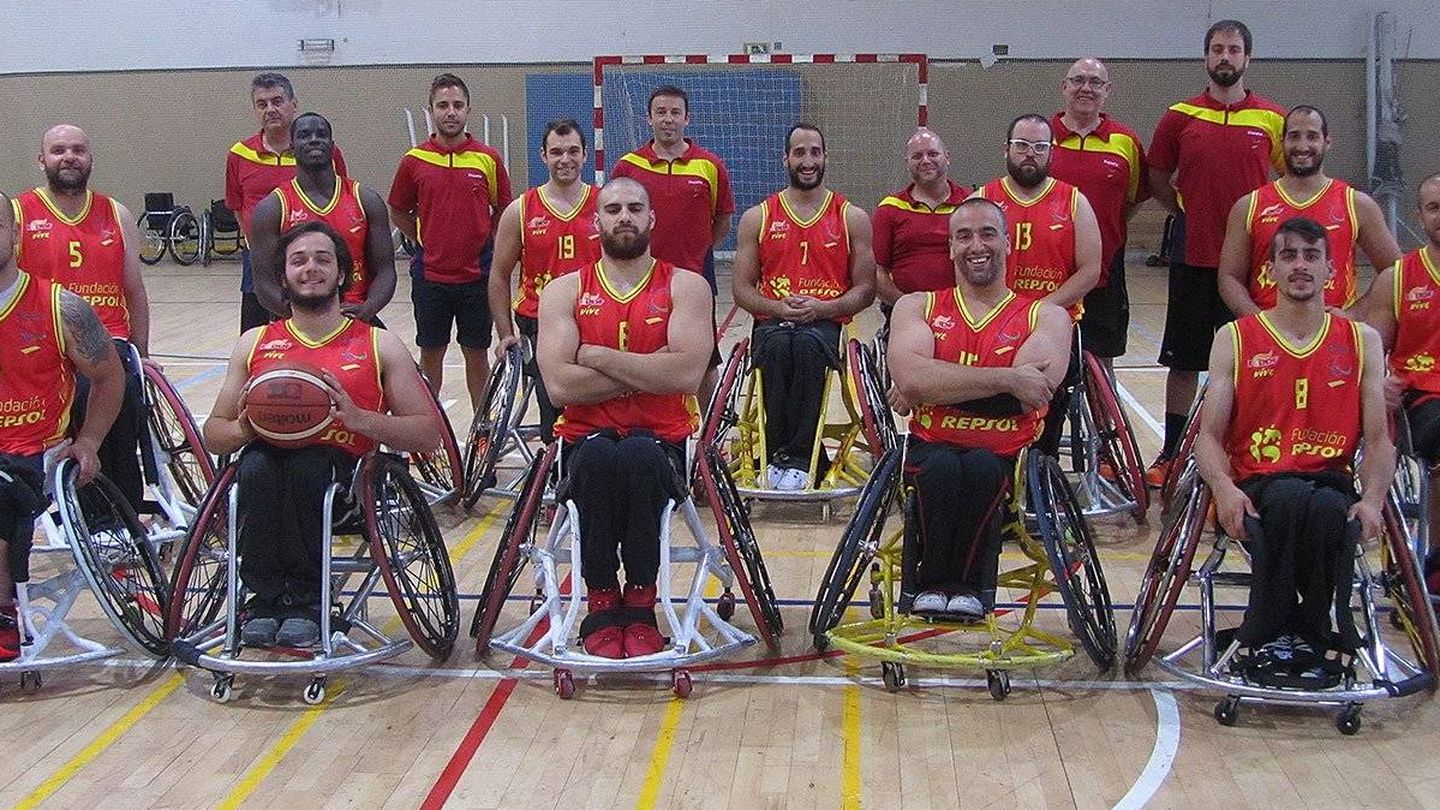 La selección española de baloncesto para los Juegos Paralímpicos de Río. (CPE)