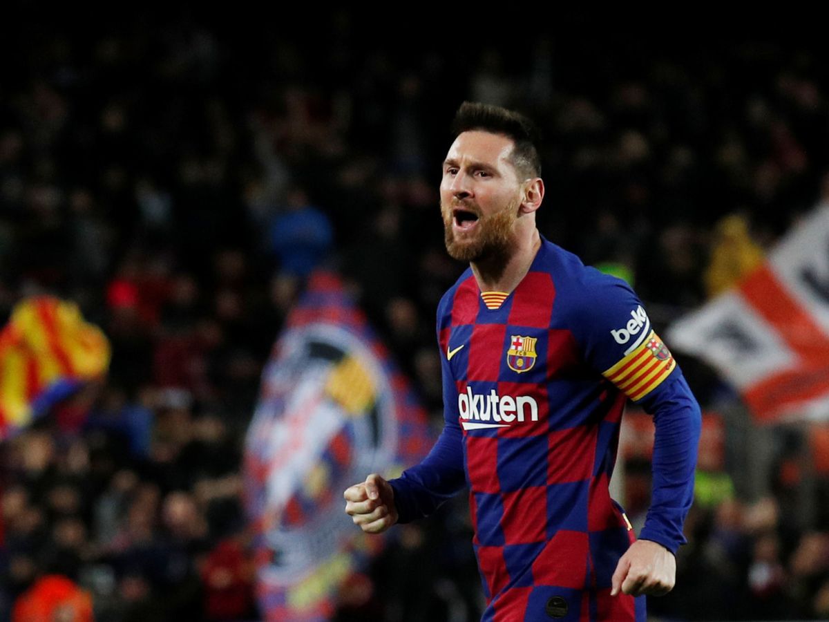 Foto: Leo Messi marcó tres goles en la victoria del FC Barcelona ante el Celta. (Reuters)
