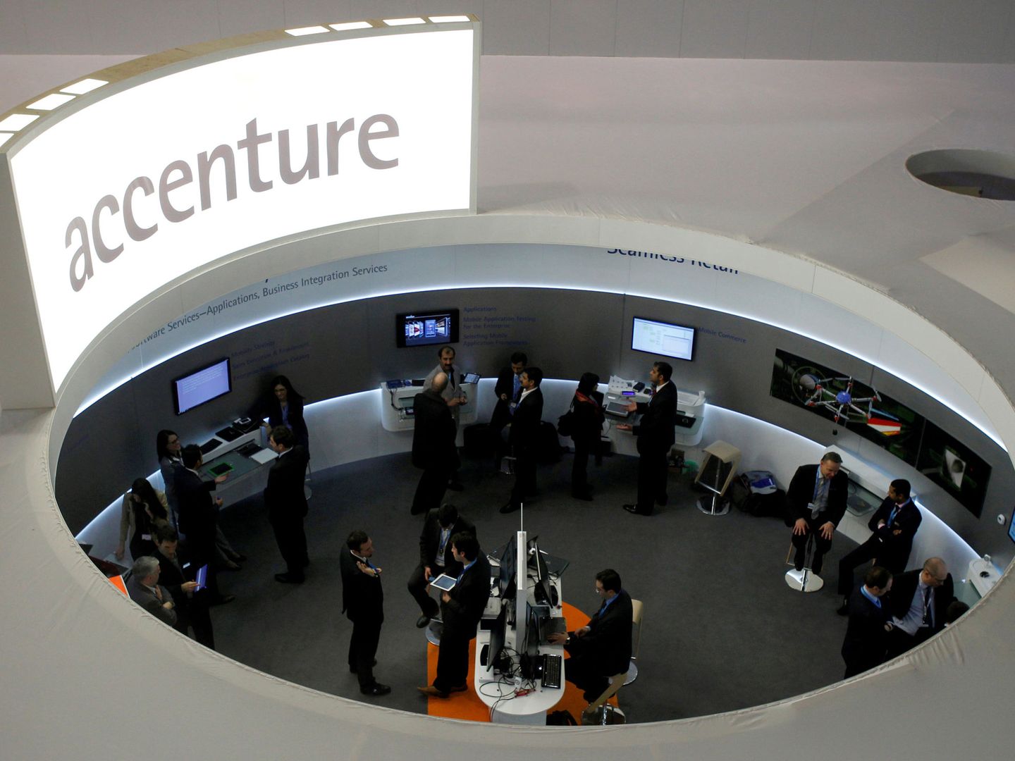Foto de una oficina de Accenture. (Reuters)