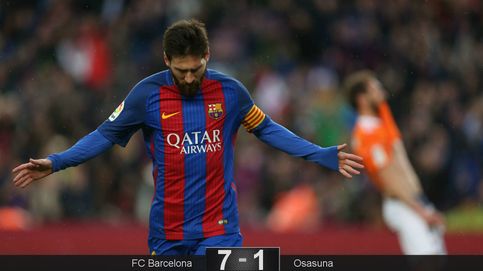 Messi engorda su expediente, Gomes se da una alegría y Osasuna desciende