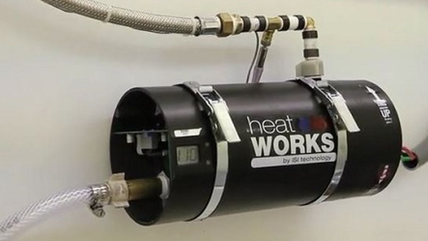 Electrodos de grafito para calentar el agua al instante