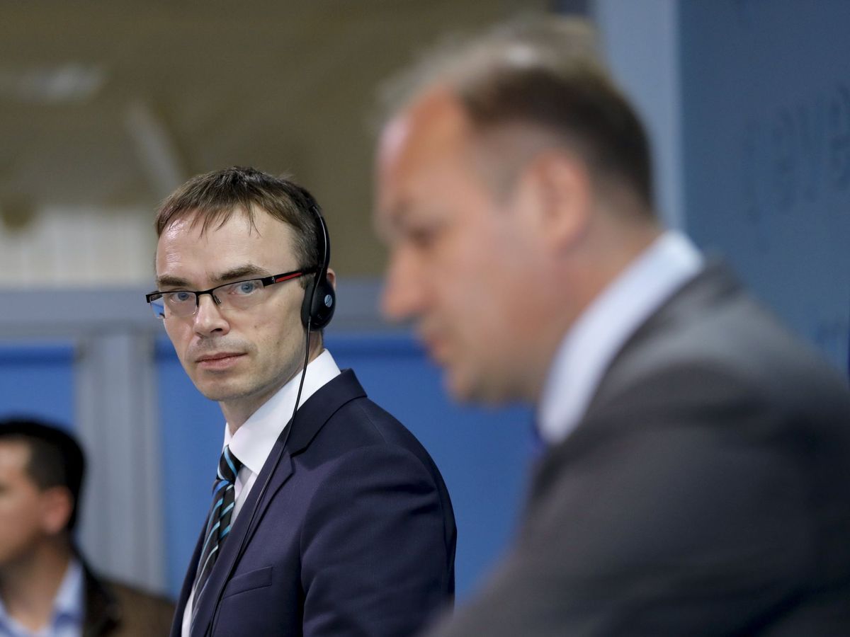 Foto: Sven Mikser, cuando era ministro de Exteriores de Estonia (EFE)