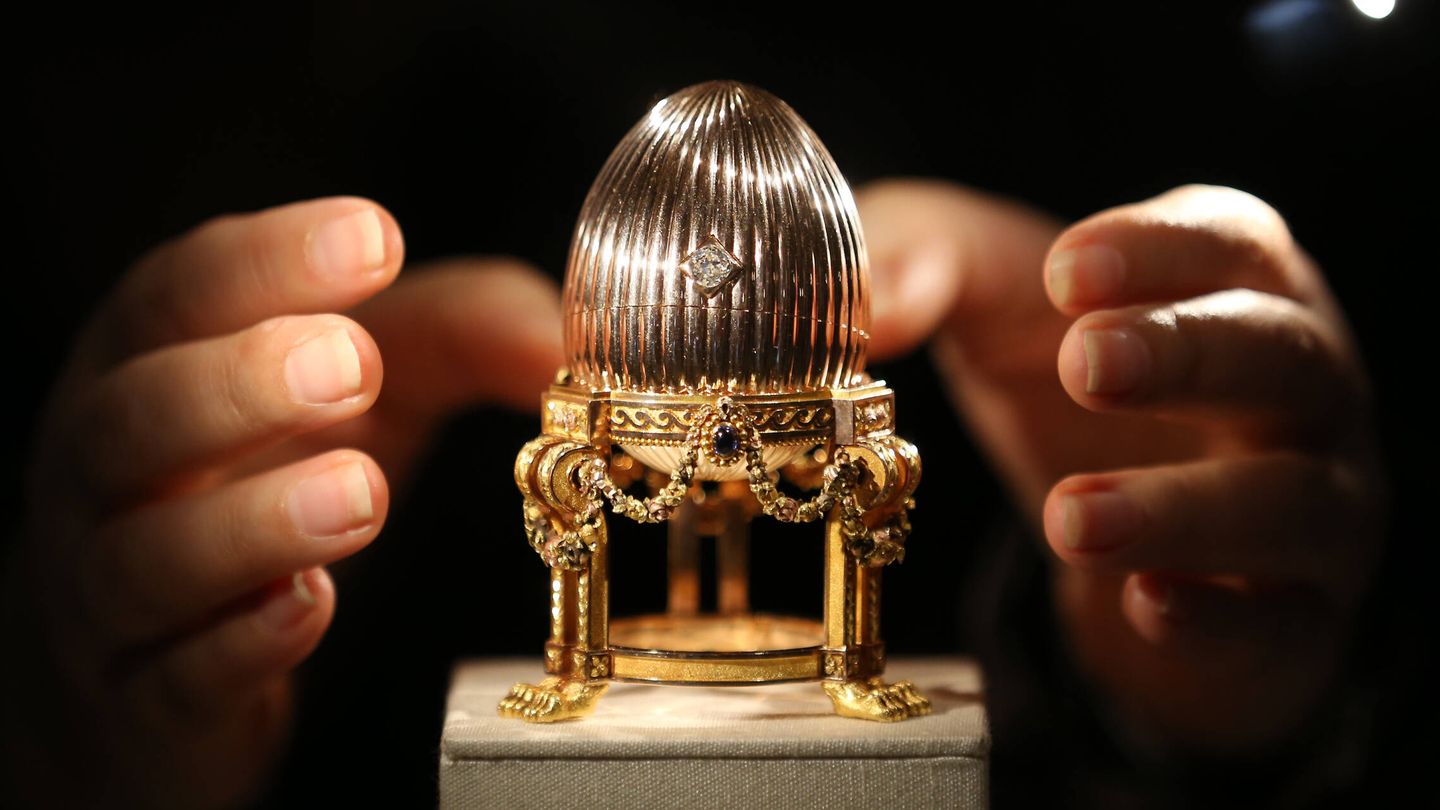 Un auténtico huevo de Fabergé. (Getty/Peter Macdiarmid)