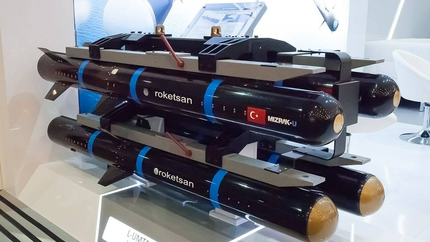 Misiles guiados por láser para el Bayraktar TB2 y TB3.