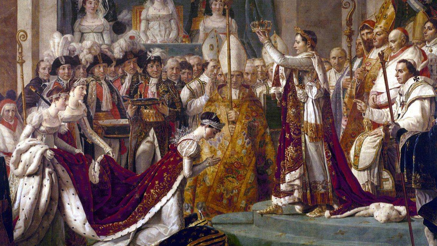 'La coronación de Napoleón' (Jacques-Louis David, 1806-1807)