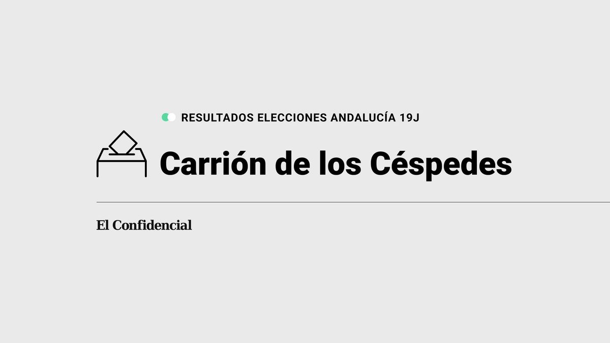 Resultados en Carrión de los Céspedes de elecciones Andalucía 2022 con el 100% escrutado