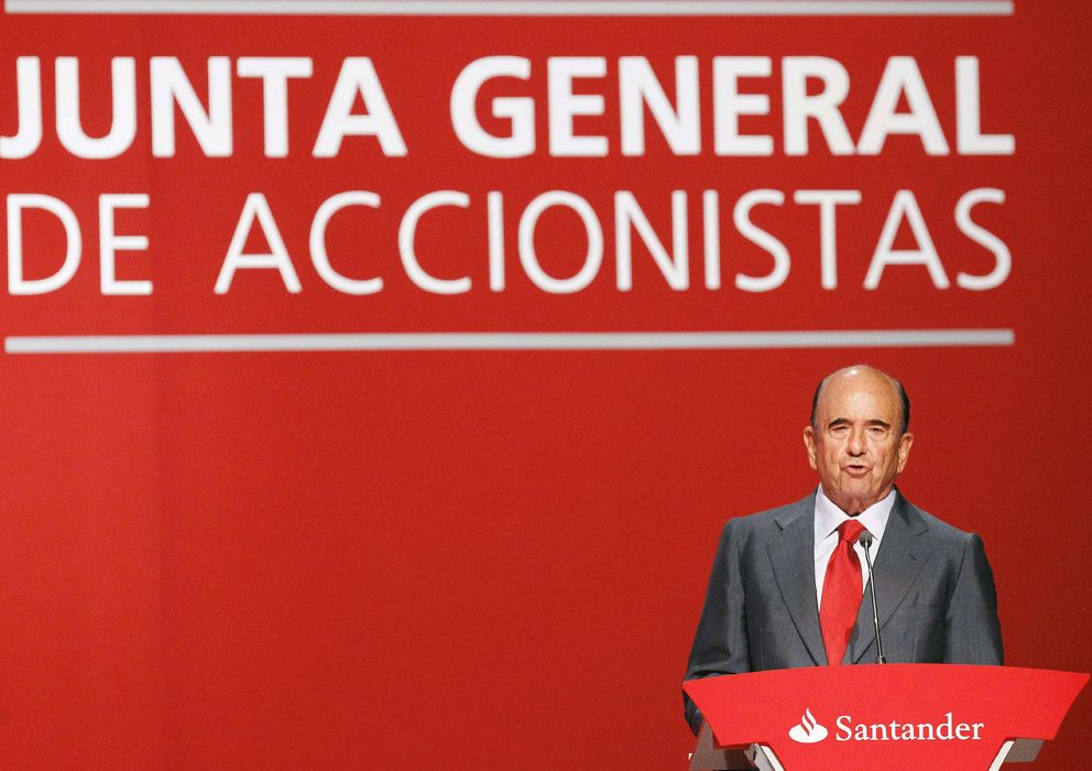 Foto: El presidente del Banco Santander, Emilio Botín (EFE)