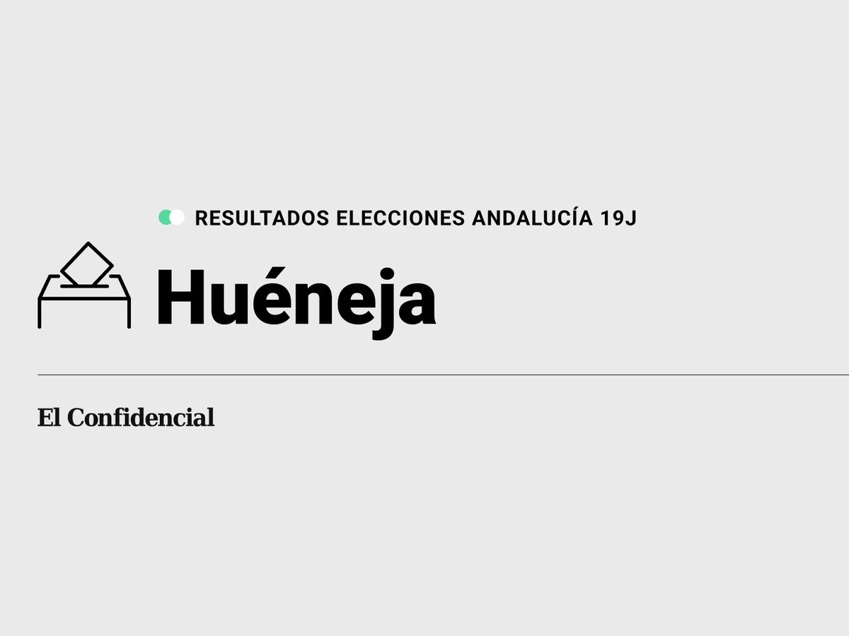 Foto: Resultados en Huéneja, Granada, de las elecciones de Andalucía 2022 este 19-J (C.C./Diseño EC)