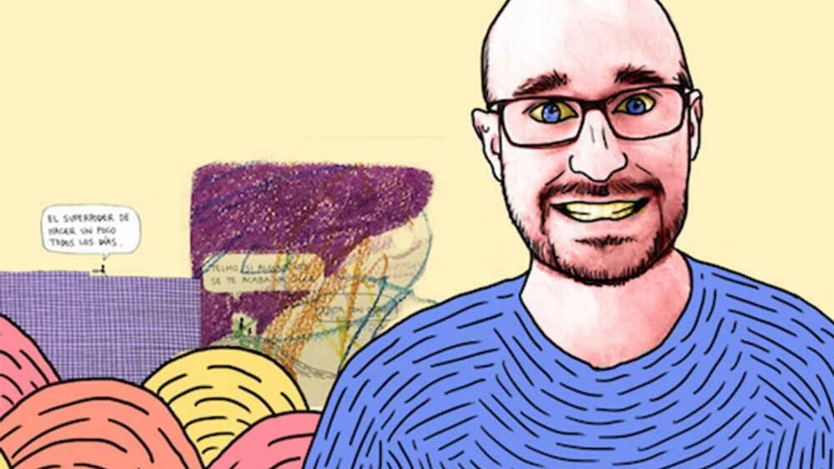El exitoso reto de los '72 kilos' que cambió la vida al dibujante Óscar Alonso