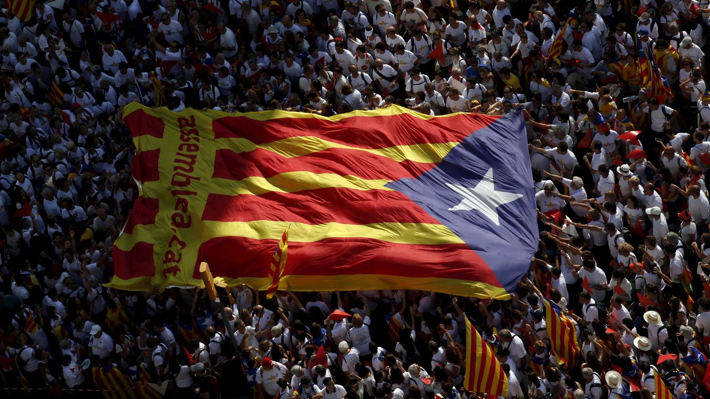 Manifestación en Barcelona el pasado 11 de septiembre. (Reuters)