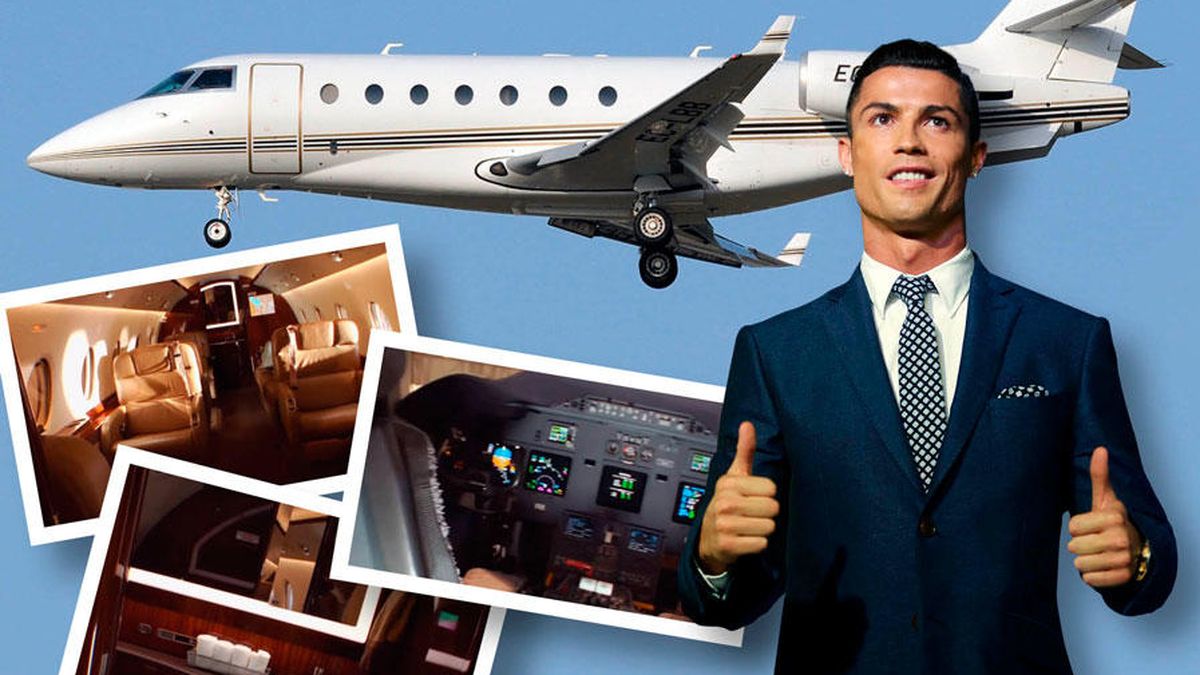 El último capricho de Ronaldo es un jet privado, ¿quién lo tiene más grande?