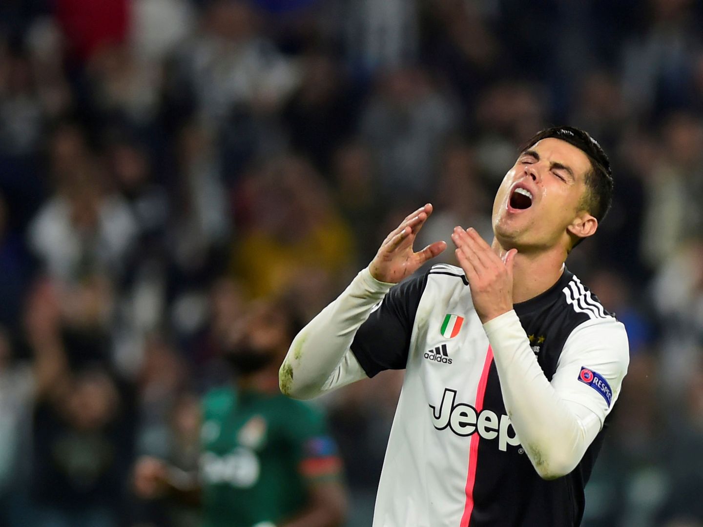 Cristiano Ronaldo, en un partido de la Juventus. (EFE)