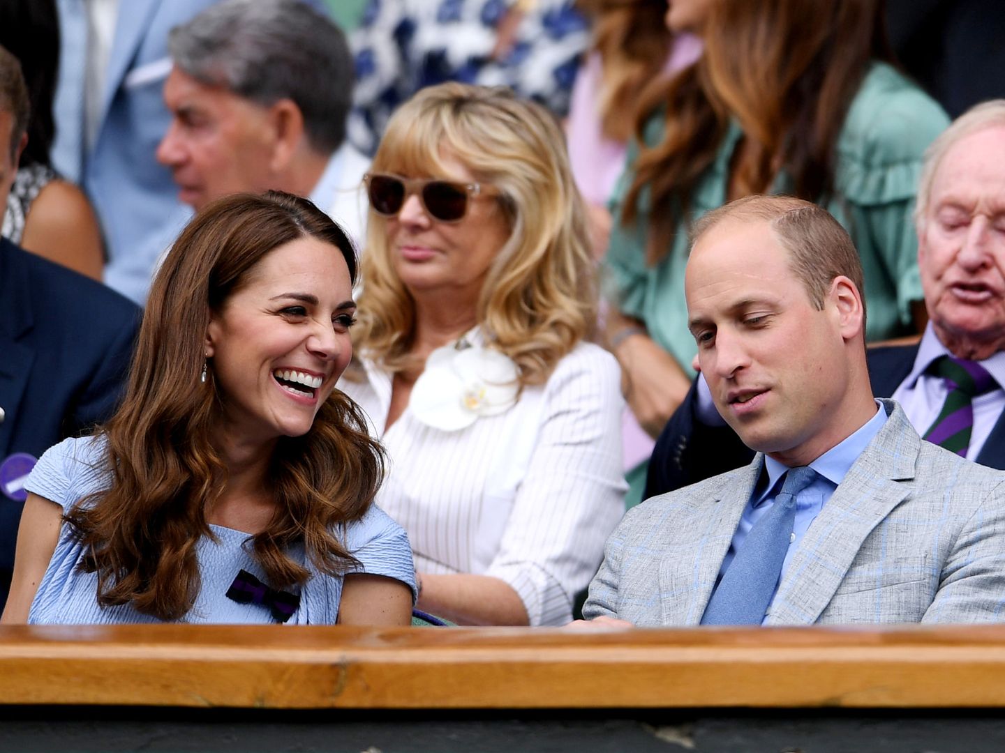 Los duques de Cambridge, en Wimbledon el pasado 14 de julio. (Reuters)
