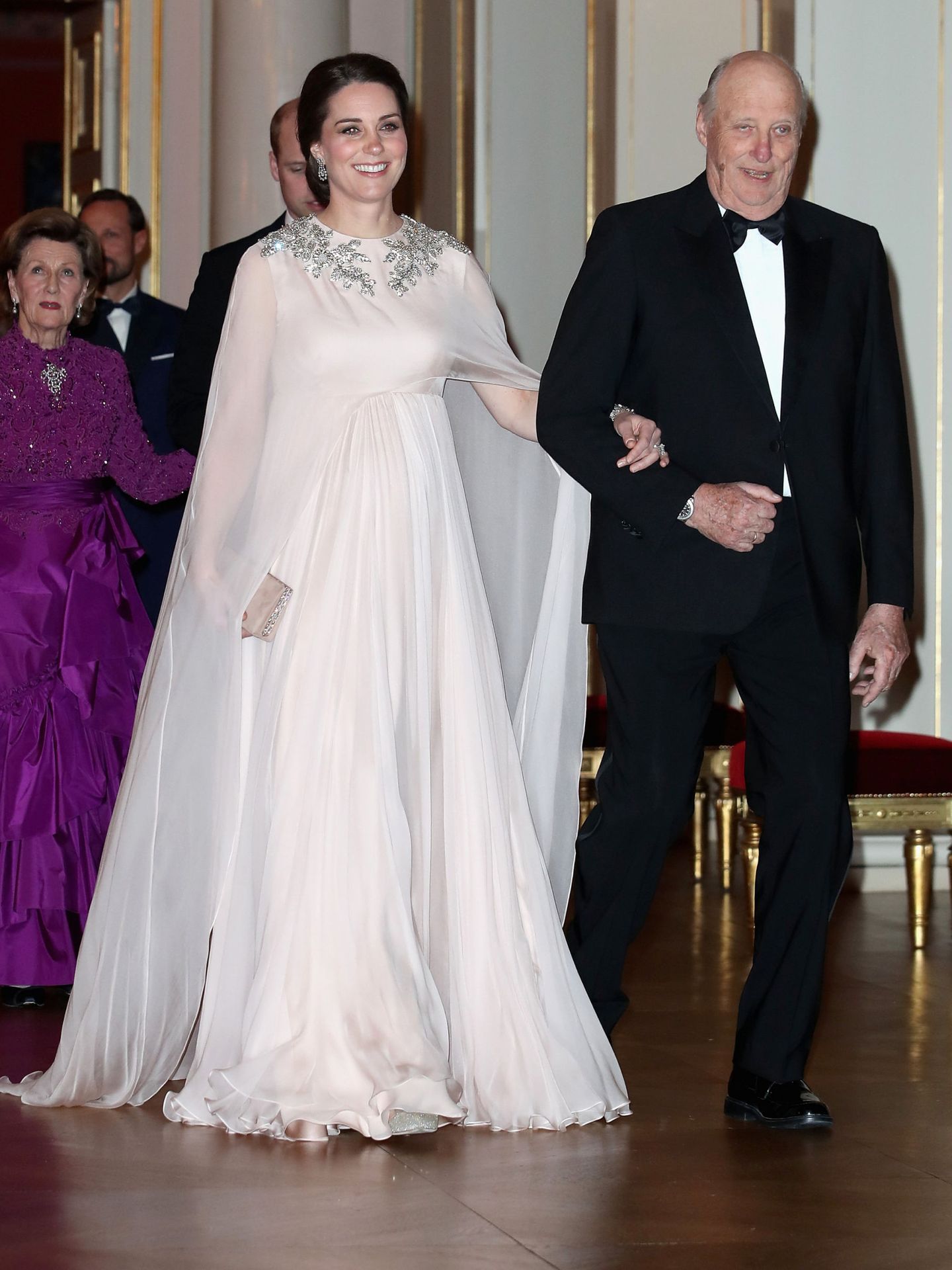 La duquesa de Cambridge, en Noruega. (Getty)