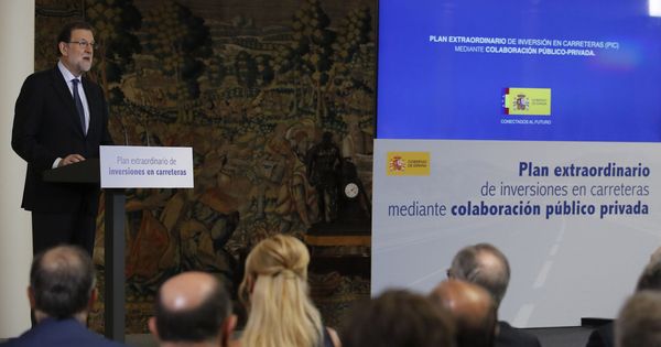 Foto: Rajoy y De la Serna presentan plan inversiones en carreteras