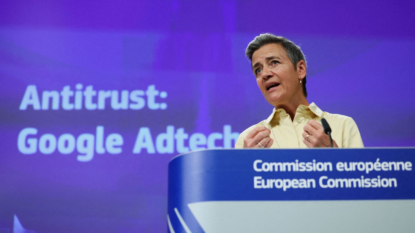 La vicepresidenta de la Comisión Europea, Margrethe Vestager. (Reuters)