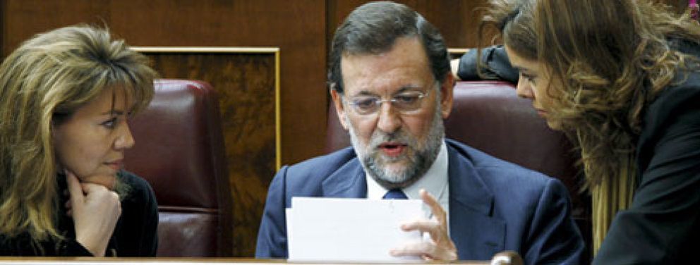 Foto: Rajoy pide a los socios parlamentarios de Zapatero que lo dejen caer