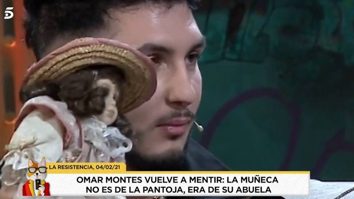 Omar Montes, en 'La Resistencia'. (Telecinco).