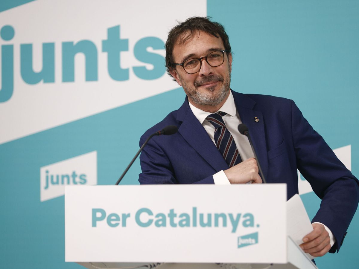 Foto: El vicepresidente y portavoz de JxCAT, Josep Rius. (EFE/Quique García)