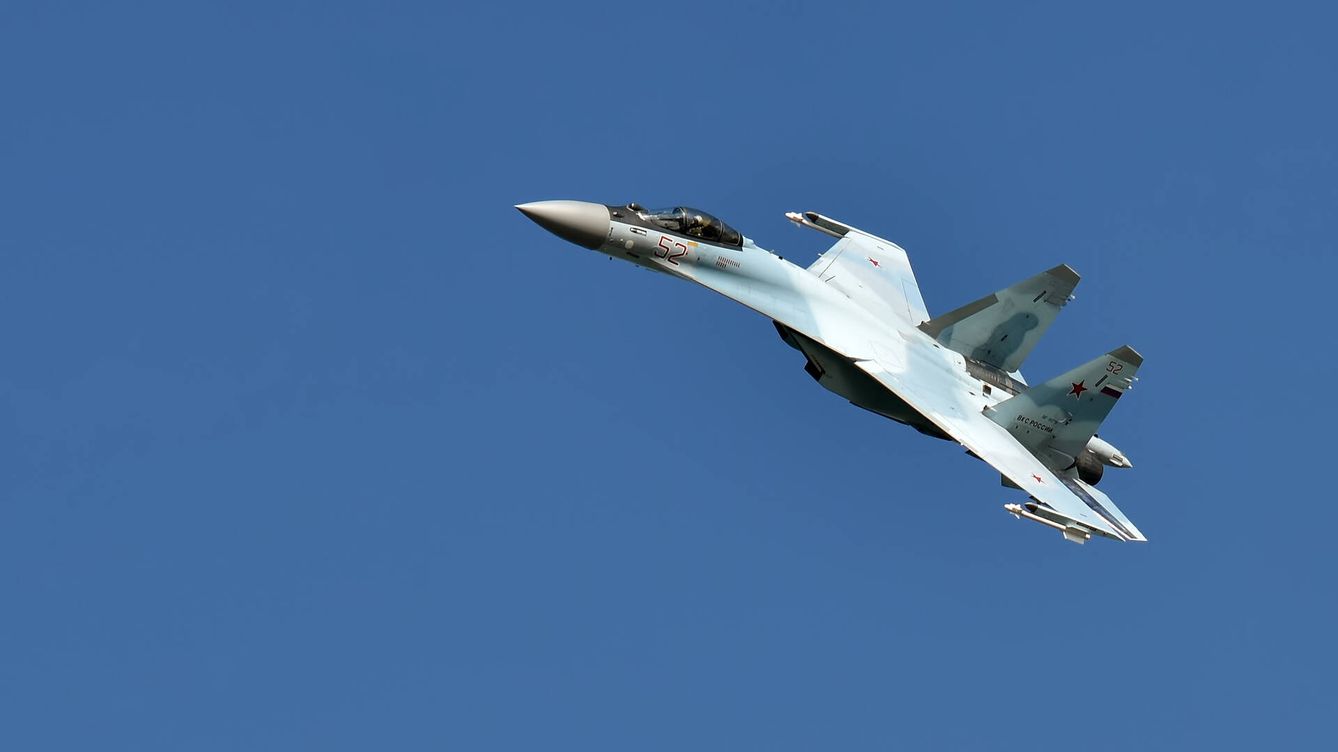 Foto: Un Su-35 ruso como el que supuestamente ha derribado su propia fuerza antiaérea (Anna Zvereva / CC)