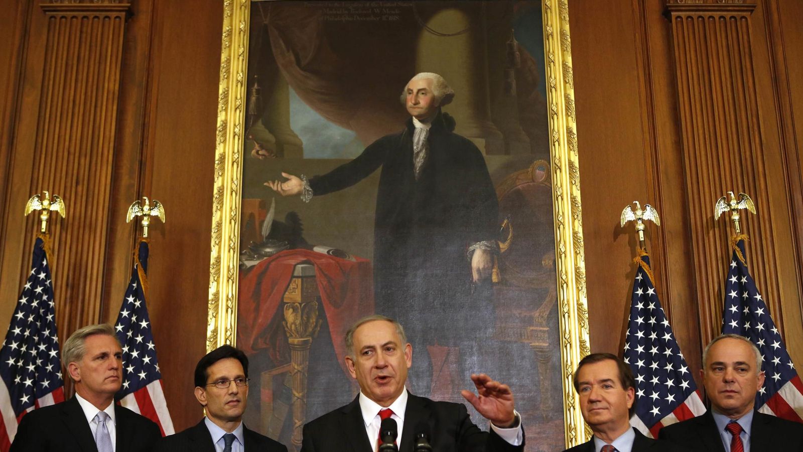 Foto: Benjamín Netanyahu, en el Congreso de los EEUU el pasado 3 de marzo. (REUTERS/Yuri Gripas)