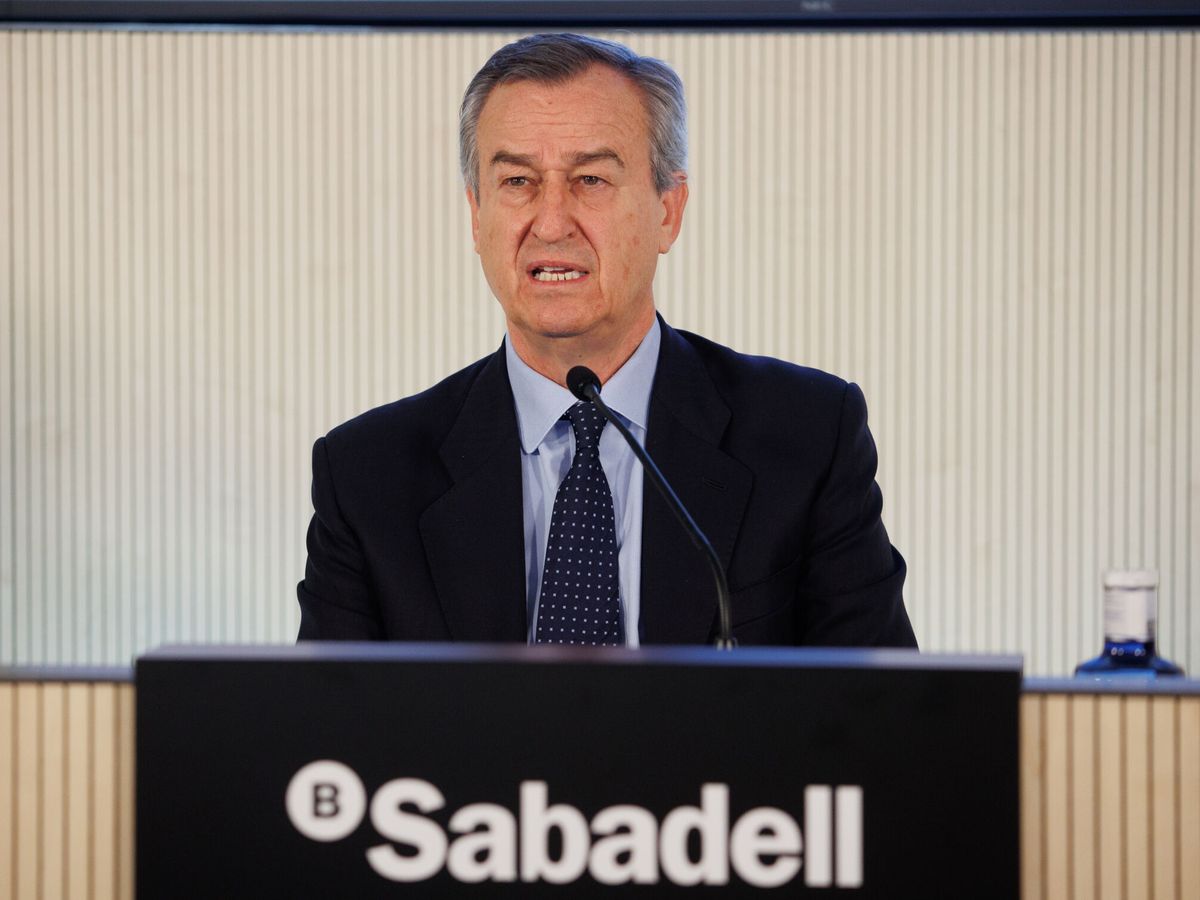 Foto: César González-Bueno, CEO del Sabadell. (Europa Press /Alejando Martínez)