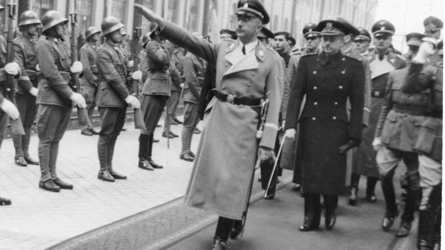 Himmler y Serrano Suñer en Madrid en octubre de 1940