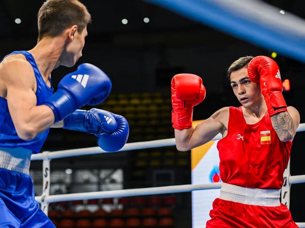 Foto: Rafael Lozano junior, en un combate.(Olympics.com)