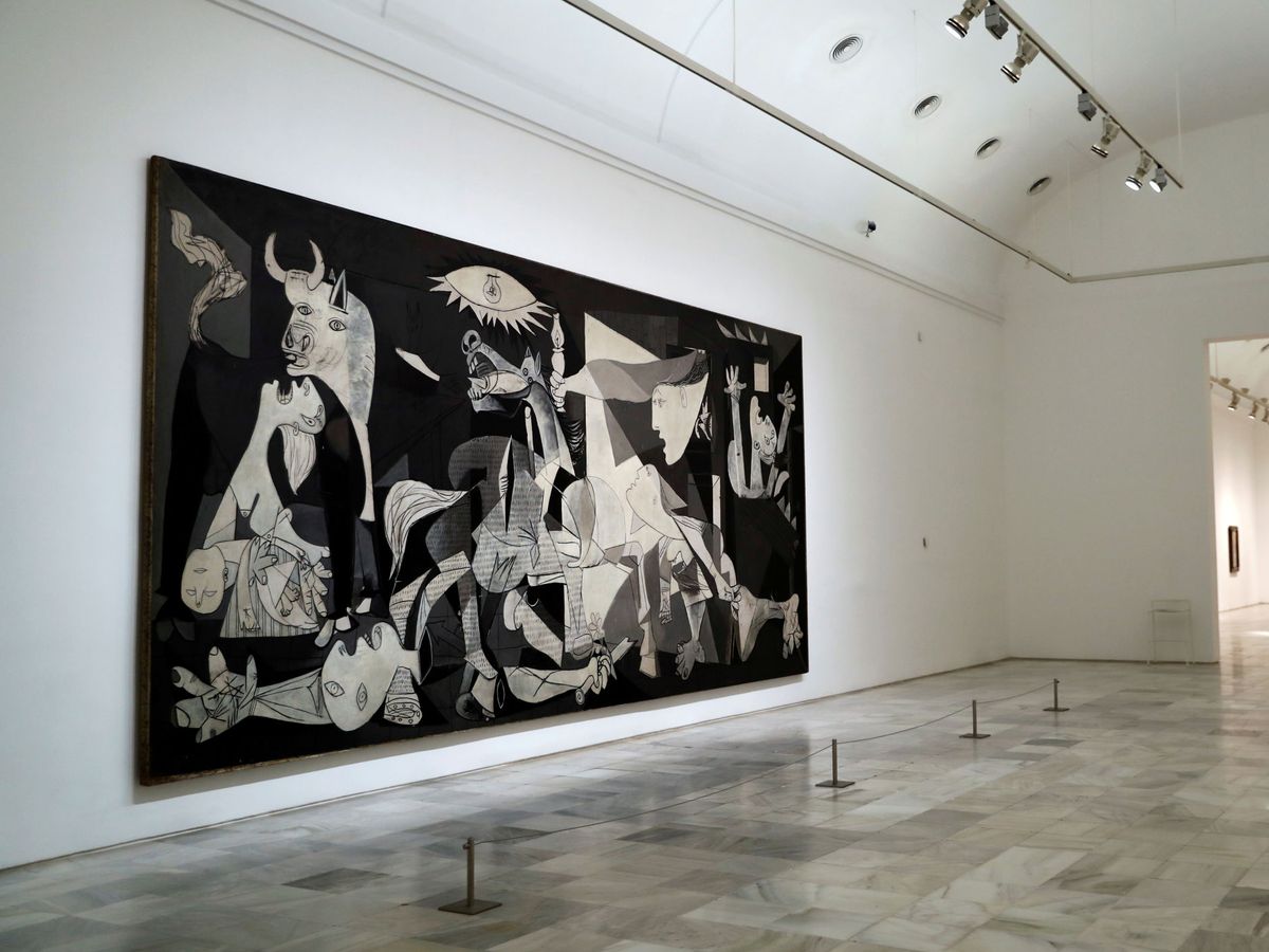 Foto: 'Guernica', el famoso cuadro de Pablo Picasso en el Museo Reina Sofía. (Reuters) 