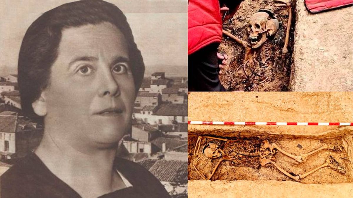 Así hallaron los restos de la primera alcaldesa democrática (y fusilada) de España