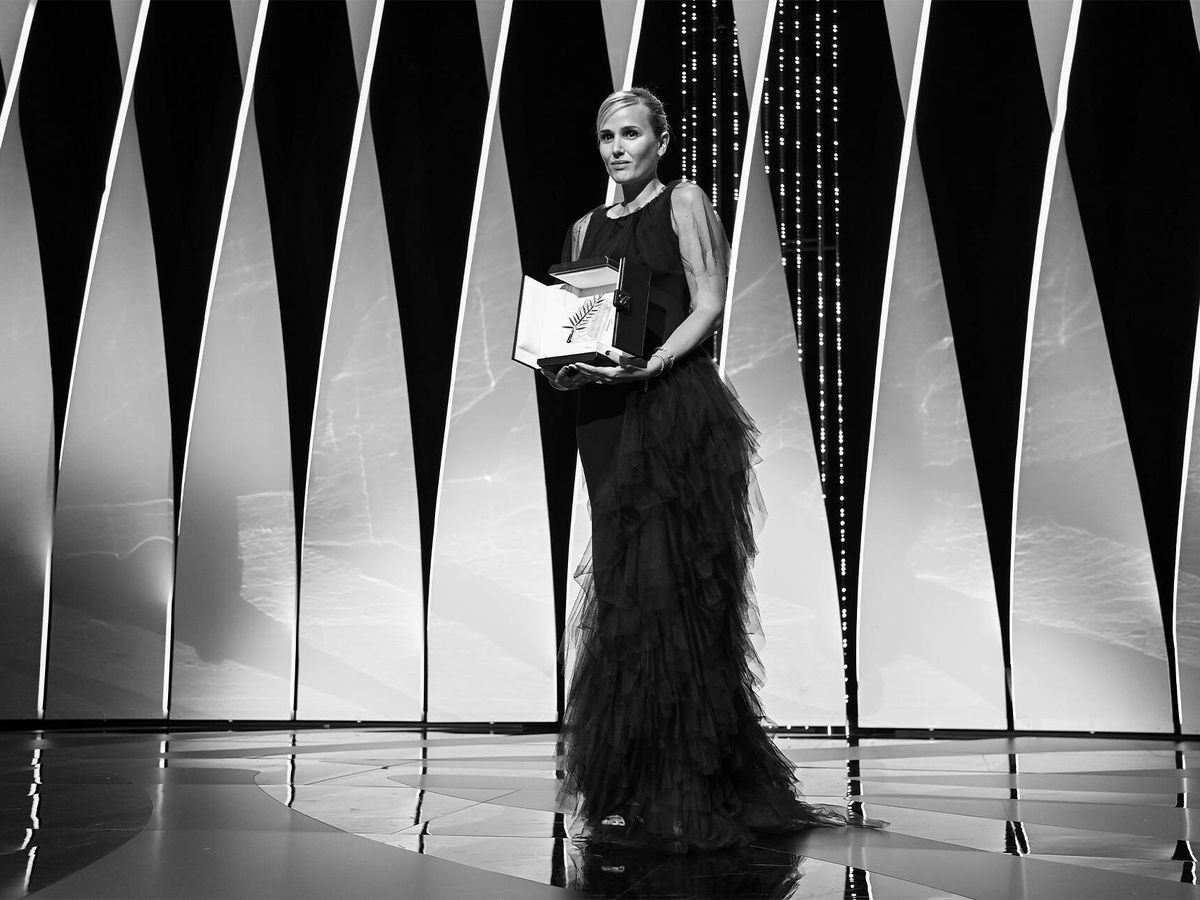 Foto: Julia Ducournau en el Festival de Cannes. (Getty)