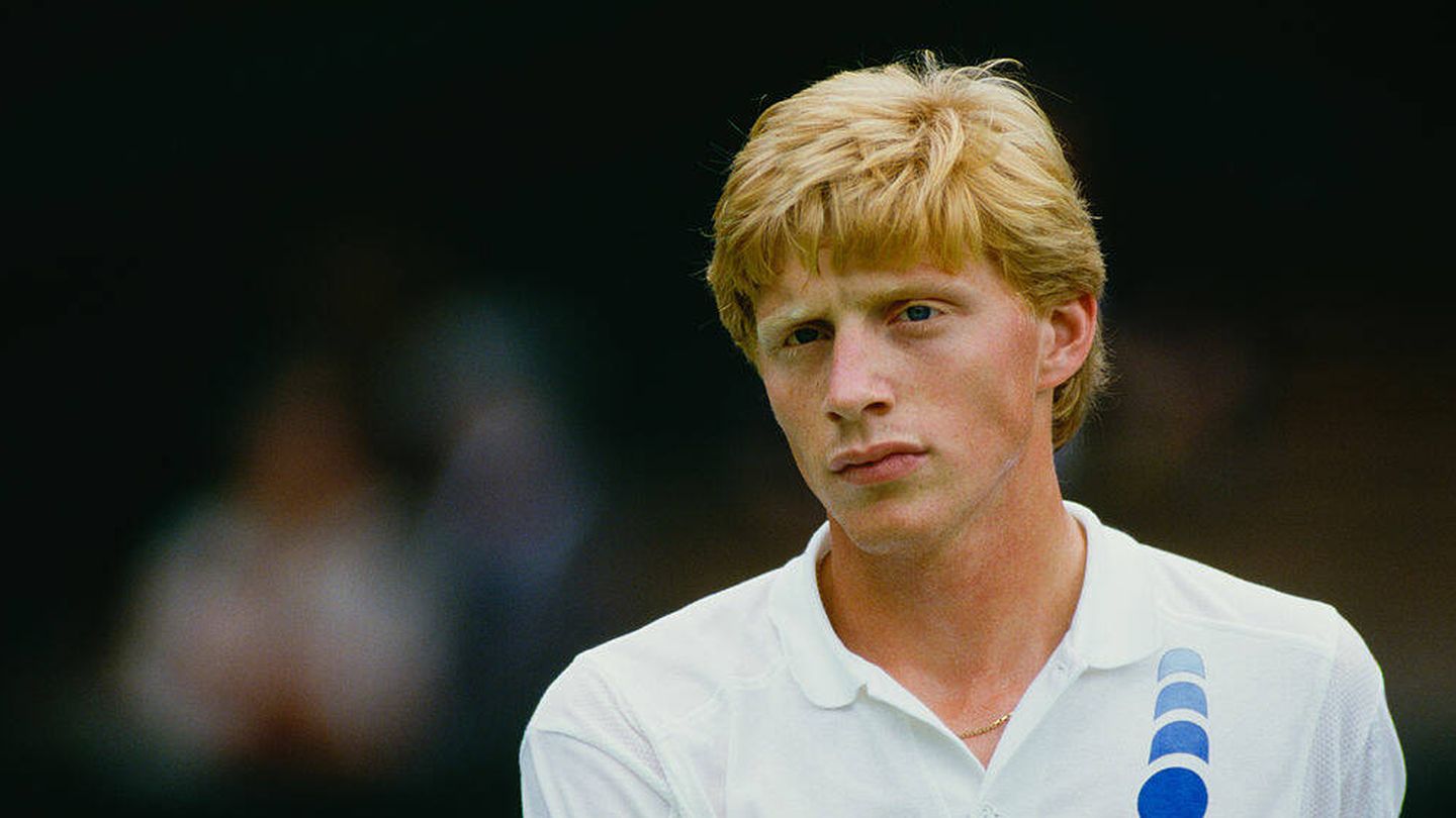 Un joven Boris Becker. (Getty)