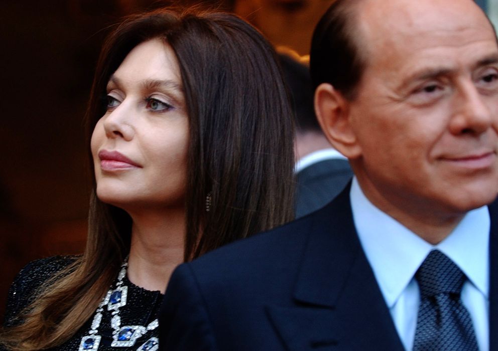 Foto: Silvio Berlusconi y su exmujer, Veronica Lario, en una imagen de archivo (I.C.)