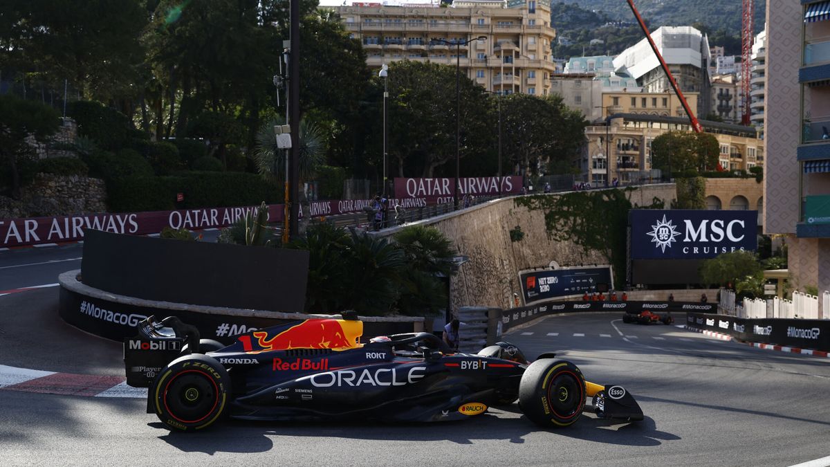 Verstappen lideró el segundo libre de Mónaco; Sainz fue tercero y Alonso, cuarto