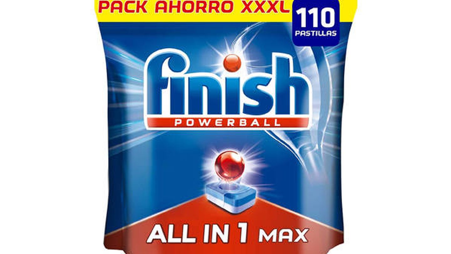 Finish Todo en 1 Max Regular - Pack de 110 pastillas para lavavajillas