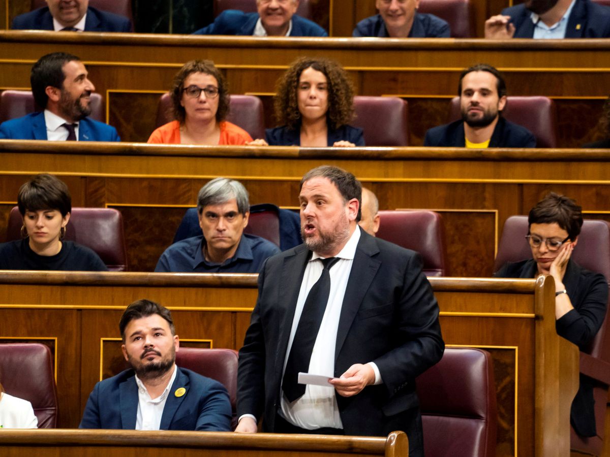 Foto: Fotografía de archivo de Oriol Junqueras en el Congreso de los Diputados. (Reuters)