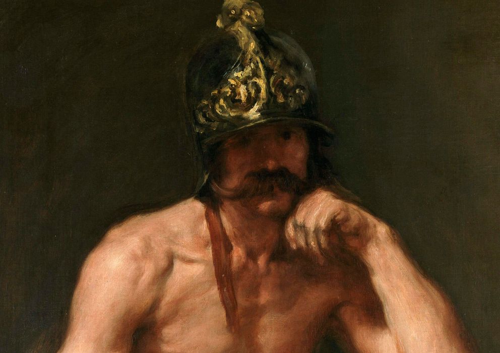 Foto: "El dios Marte", de Velázquez, incluida en la exposición que viajó al museo australiano.