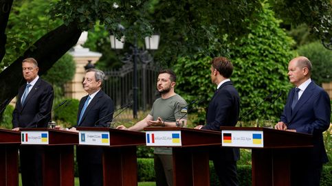 Francia, Alemania e Italia invocan la unidad en Kiev y alejan el miedo a la fatiga occidental