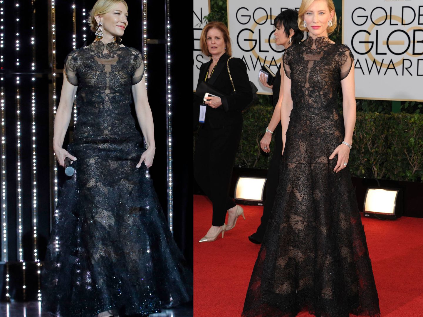 Cate Blanchett en 2018 (izqda) y 2014 (dcha). (Gtresonline)