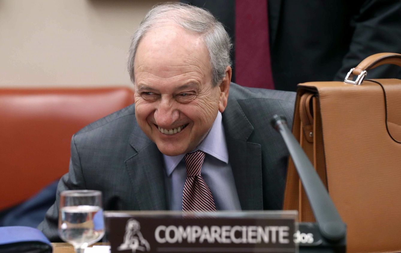 Javier Aríztegui, a su llegada a la comisión que investiga el origen de la crisis.(EFE)