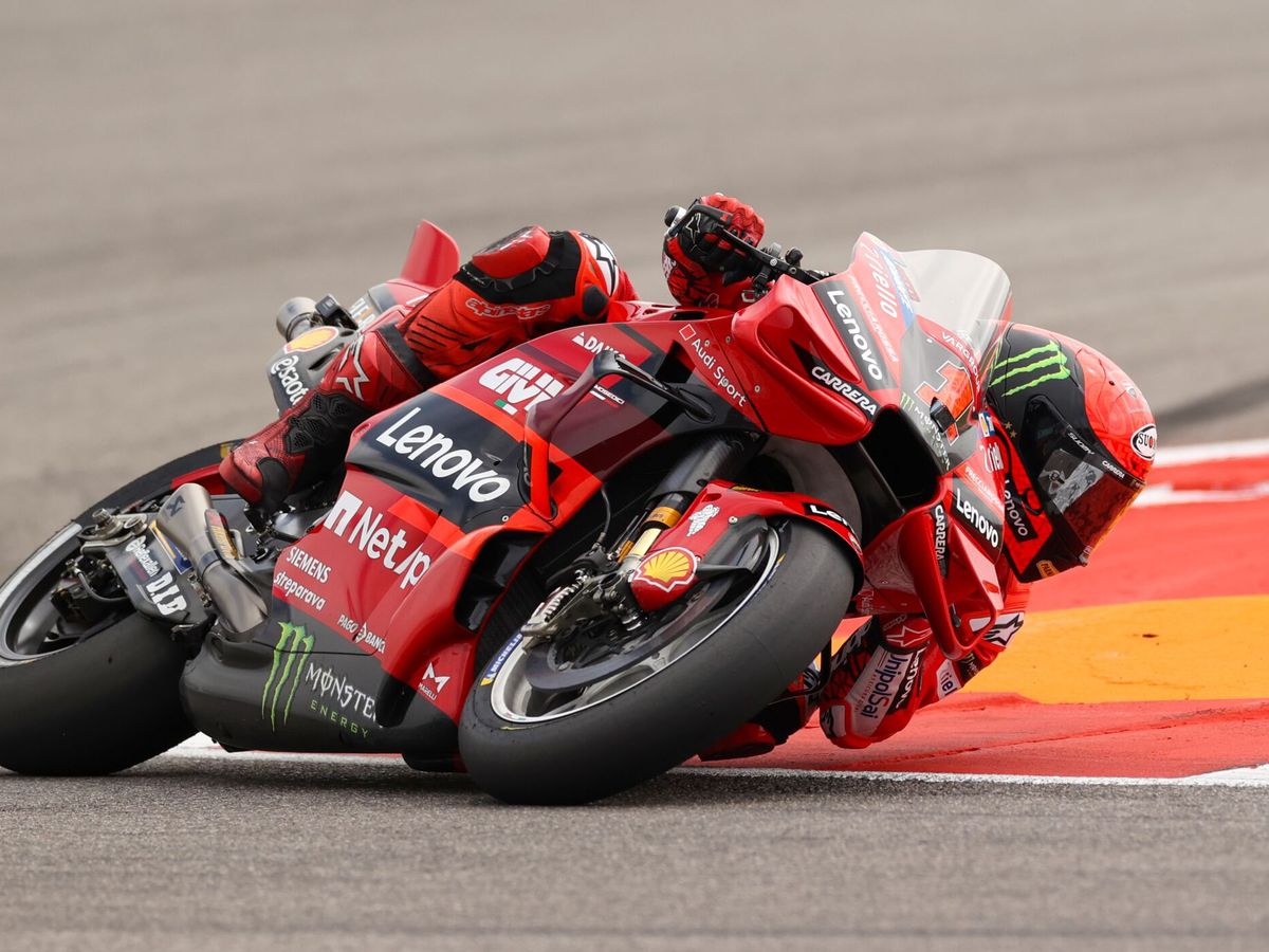 Foto: El italiano demostró la superioridad de Ducati. (EFE/Adam Davis)