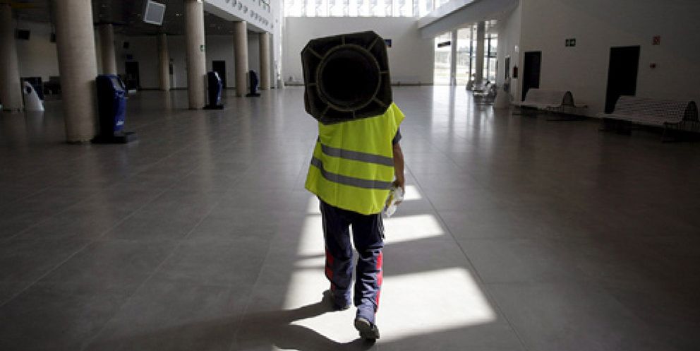 Foto: El director del aeropuerto de Castellón: “Está vacío como el Louvre por la noche”