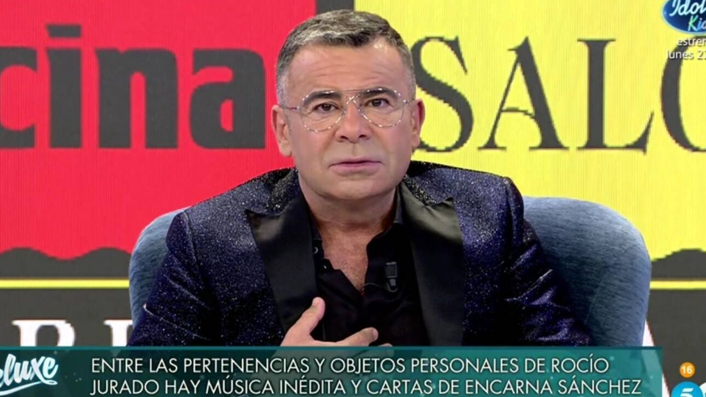Jorge Javier contestando a Antonio David. (Telecinco).