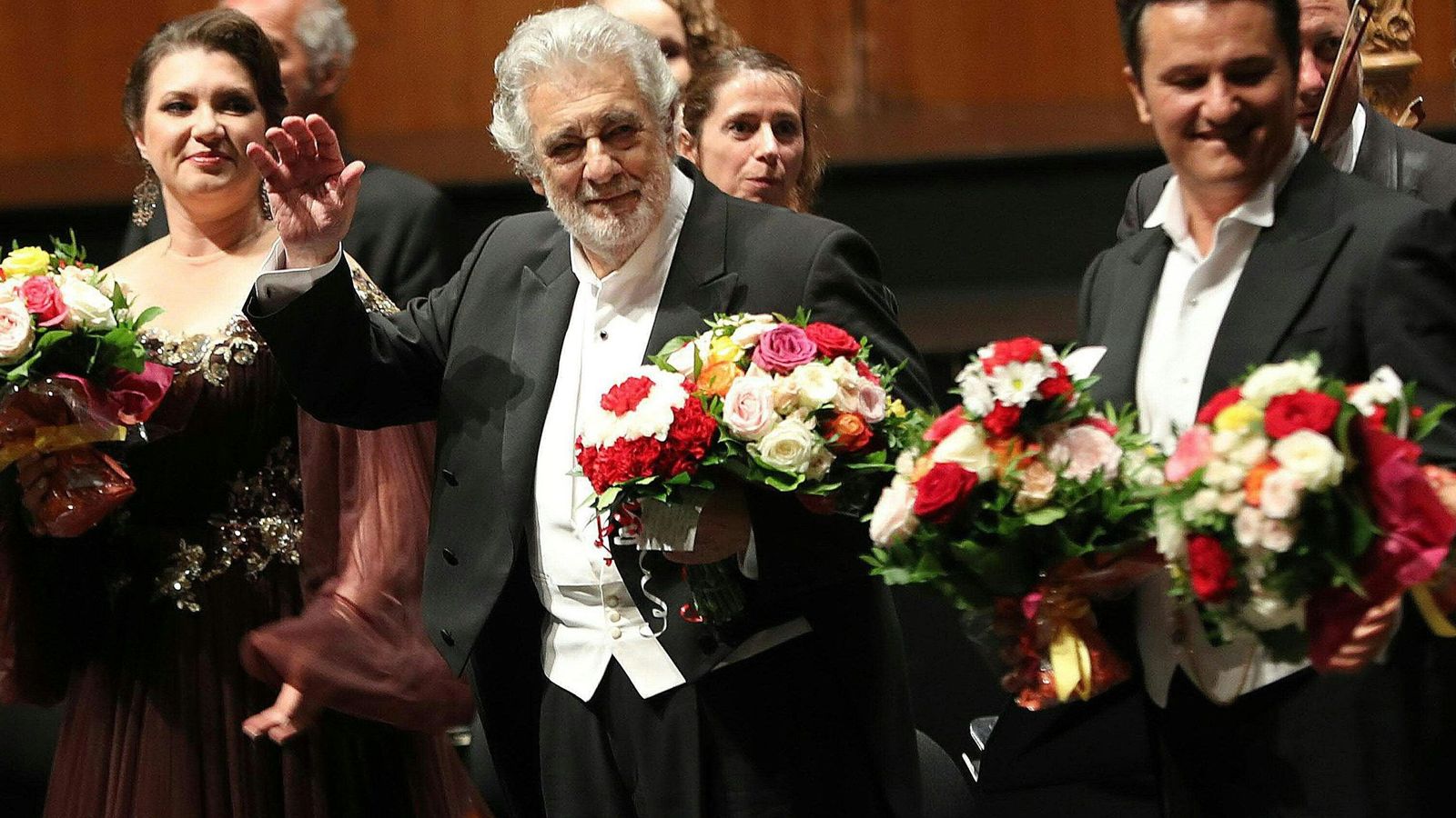 Foto: Pácido Domingo durante un concierto en Salzburgo. (EFE)