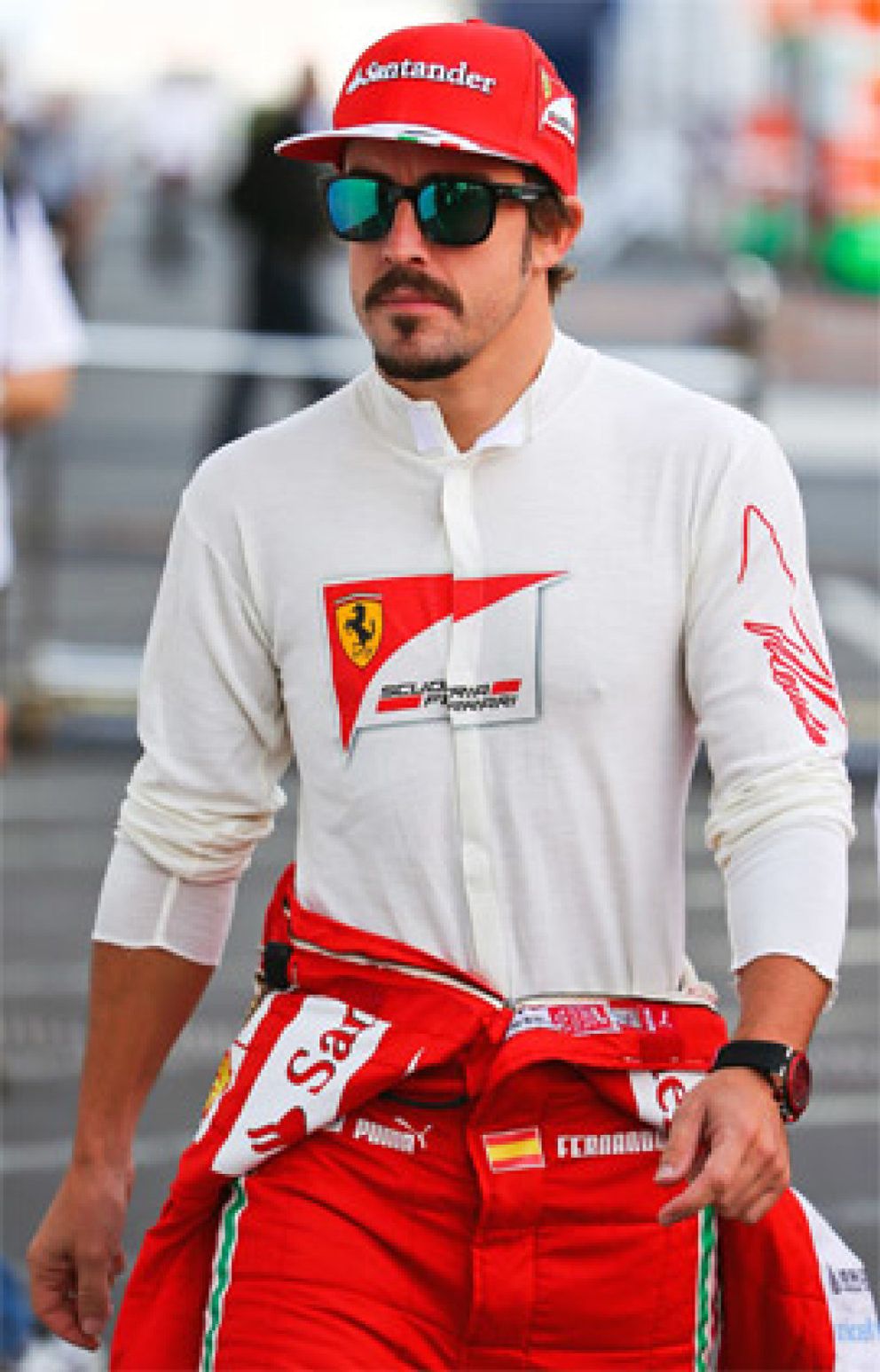 Foto: Alonso reconoce que su coche no merecía el podio